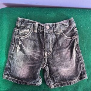 Sean John Black Wash Denim Shorts Little Boys Size 3T | Toddler Jean Shorts